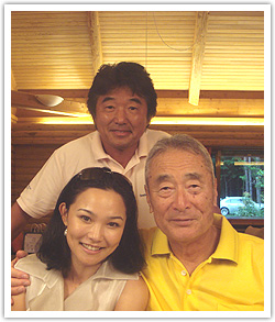 写真：金田正一投手と
