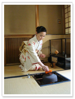 茶道の初釜です。